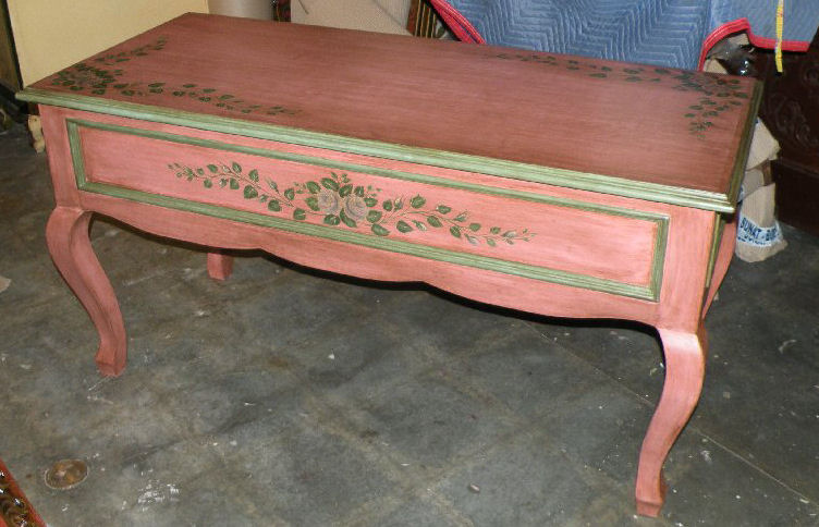 pink French desk