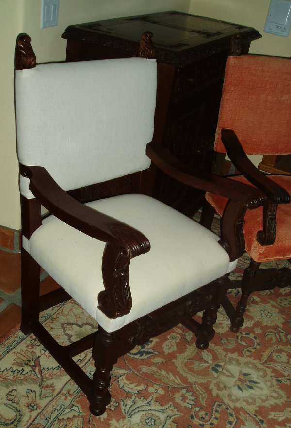 spanish revival reproduction chair