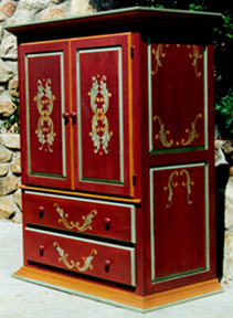 Spanish Red Armoire
