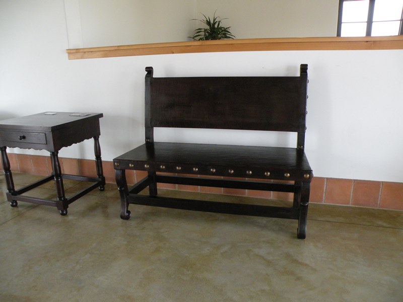 Santa Barbara style furniture at the Santa Barbara Airport Museum