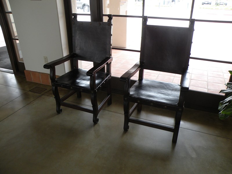 Santa Barbara style furniture at the Santa Barbara Airport Museum