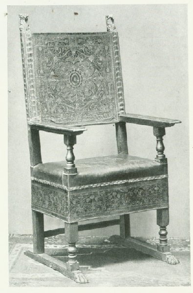 original renaissance period armchair